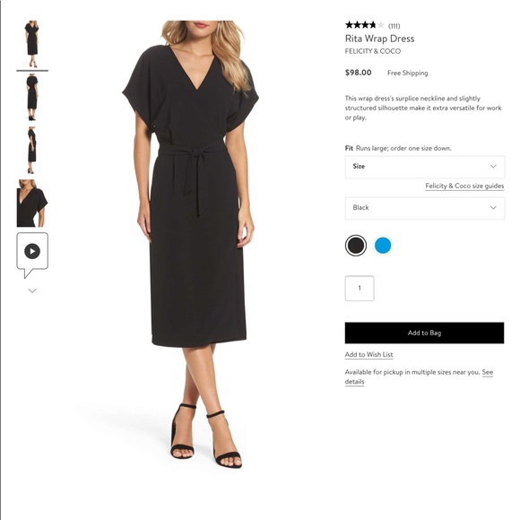 felicity and coco rita wrap dress